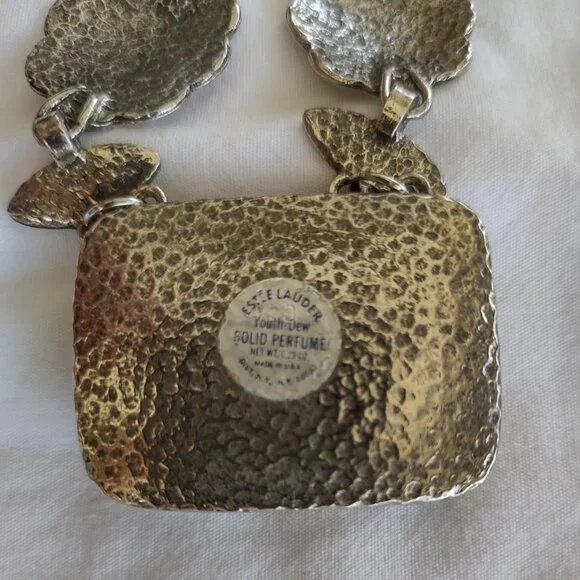 Vintage Estee Lauder Necklace with perfume locket - Picture 4 of 5